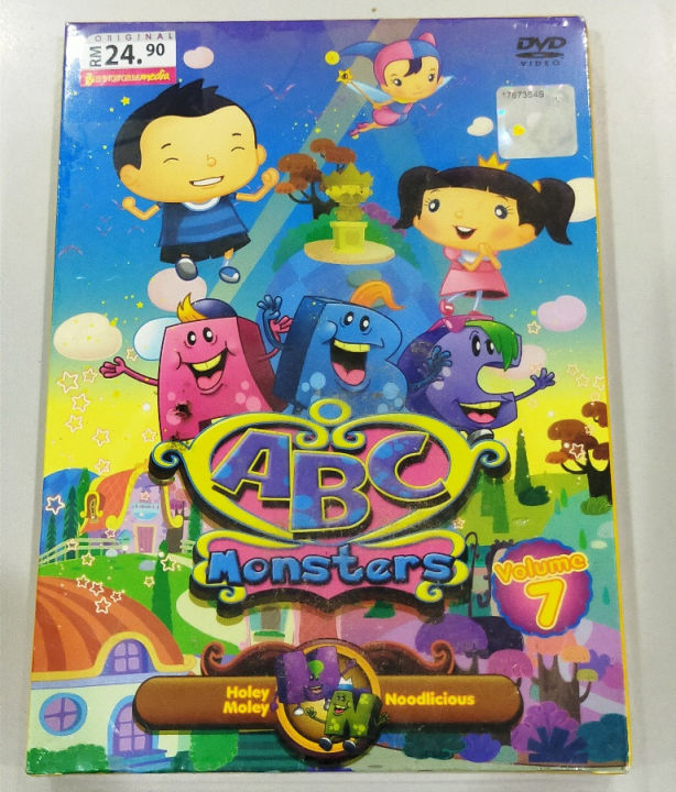 ABC Monsters Volume 7 DVD Preschool Edutainment Animated TV Series Age 4-6  Years | Lazada