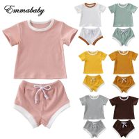 0-3Years  Infant Baby Girl Boy Clothes Short Sleeve Tops T-shirt+Shorts Pants Outfits  by Hs2023