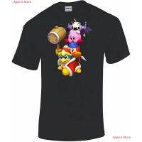 est Design Hot Sale Mens T-shirt Kirby T-shirt Round Neck Organic Cotton short sleeve men tee black