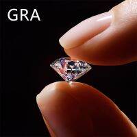 (Leisurely)ยอดขาย0.1ถึง5ct GH สี Moissanite ได้รับการรับรองผ่านการทดสอบเพชร Moissanita อัญมณีหินที่มีใบรับรองแกะสลักรหัส