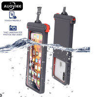 AUOVIEE กล่องกันน้ำ35ม. สำหรับโทรศัพท์มือถือภายใต้พลาสติก6.9นิ้วเคสกันน้ำสำหรับโทรศัพท์มือถือเคสโทรศัพท์แบบซีลดำน้ำ