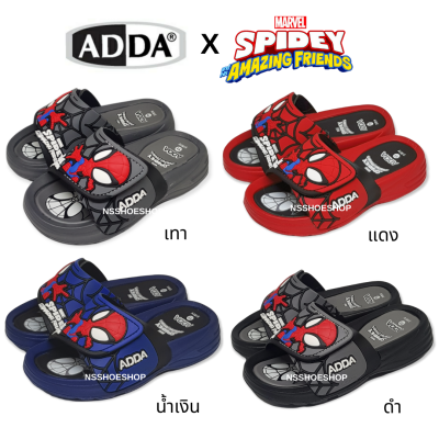 Adda 31R1V สไปเดอร์แมน spider-man รองเท้าแตะเด็กแบบสวม