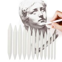 ดินสอสีอุปกรณ์วาดภาพศิลปะหัวสองชั้นวัสดุที่เกลี่ยลายดินสอสีพาสเทลกระดาษร่างภาพใหม่