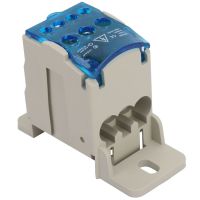 [HOT QAA,JXHKLWW 121] UKK-80A Din Rail Terminal Block กล่องจ่ายไฟขั้วต่อสายไฟ Universal Power Junction กล่องสารหน่วงไฟ Shell