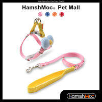 HamshMoc Quick Fit Dog Harness And Leash Set Step In Pet Puppy สายรัดปรับระดับได้ Soft Dog Leash สำหรับสุนัขขนาดเล็ก