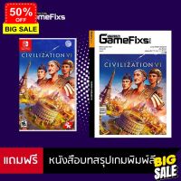 DMZ Game Zone แผ่นเกมส์ PS 5 ps4 มือสอง แผ่นเกมส์ ps2 Switch: Sid Meiers Civilization VI [ENG] [มือหนึ่ง] ฟรีหนังสือบทสรุปพิมพ์สีทั้งเล่ม [SW006] แผ่นเกมส์ pc แท้  Xbox Nintendo