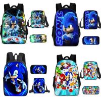 ▫  3PC-SET and Middle School Students Schoolbag Boys Anime Cartoon Mochila Shoulders