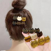Sweet Acetate Cat Hairpin Lovely Animal Hair Clip For Women Girls Fashion Bang Sides Duckbill Clips Hair Accessories Headwear