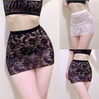 COD【HODRD】Women Sexy Sheer Underdress Tight Lingerie Clubwear Lace Short Wrap Hip Skirt High Quality【Fashion Woman Men】