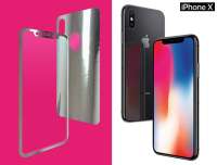 P❤️M กันรอย แบบนิ่ม เต็มจอหน้าและหลัง ไอโฟน เอ็กซ์เอส สีเงิน Soft Pet Full Cover Front &amp; Back Protector Film for iPhone XS (5.8) Silver