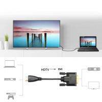 HDMI-เข้ากันได้กับ DVI-D 24 + 1ขาจอแสดงผลสายอะแดปเตอร์ HD HDTV ทองชาย/ชาย