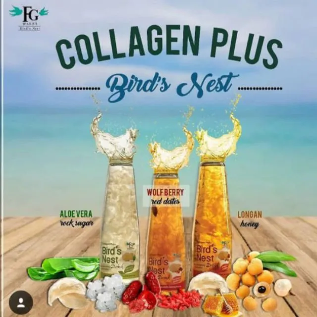 FG Walet Bird Nest plus Collagen Drink Lazada
