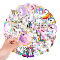 103050PCS Unicorn Cute Cartoon Graffiti Stickers Aesthetic for Laptop Notebook Scrapbooking Moto Skateboard Bike Helmet Guitar