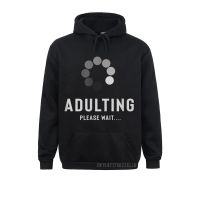 Gift Adulting Please Wait Funny Loading Happy 18Th Birthday Gifts Warm Men Sweatshirts Slim Fit Long Sleeve Hoodies Clothes Size Xxs-4Xl