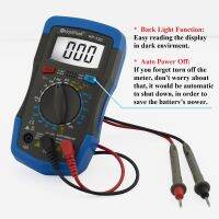 LCD Multimeter HoldPeak HP-33D Professional Smart Manual DC AC Voltage Current Resistance Diode hFE Battery Test Data Hold Electrical Trade Tools Test