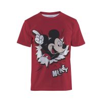 Disney New Mickey Mouse Anime Tshirt Summer Kids Boys Gilrs Funny Print 3D T-Shirt Cartoon Streetwear O-Neck Tops Tees