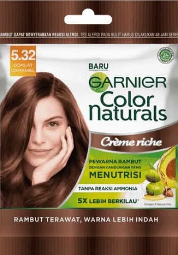 Garnier Color Naturals Creme Riche 5 32 Semir Sachet Pewarna Rambut