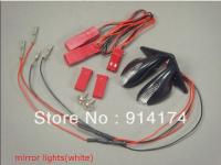 YUKALA 1:10ไฟ Led กระจกอุปกรณ์แต่งรถ RC สำหรับรถดริฟท์1/10 R/C