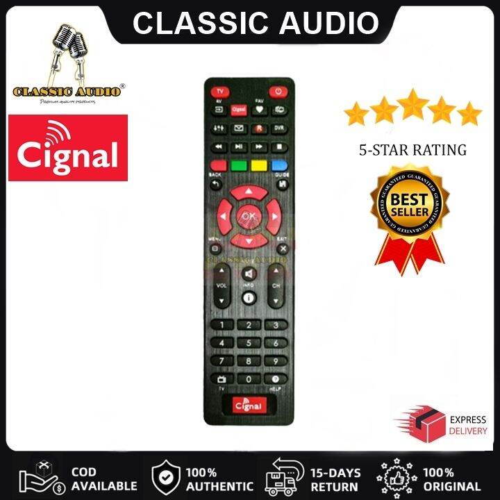 CIGNAL Cable Digibox Digital TV Box Universal Remote Control(Original) Lazada PH