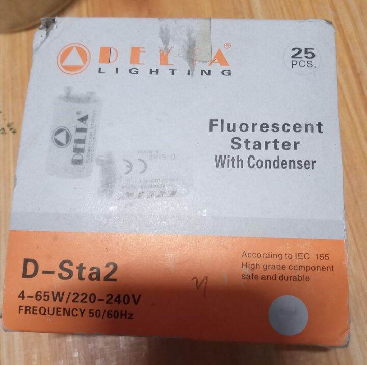 Delta Fluorescent Starter with Condenser DSta2 Lazada PH