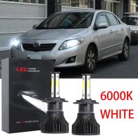 ชุดหลอดไฟหน้าฮาโลเจน LED 6000K 2008 6000K แบบเปลี่ยน สําหรับ Toyota Altis E140 2006-2013 รับประกัน 10 เดือน