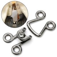 Invisible Hook Buttons Waist Adjustment Clip Metal Coat  Rhinestone Dark Clips Buckle DIY Sewing Clothing Accessories Haberdashery