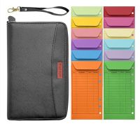 Cash Envelope Wallet System for Women,Budget Planner with 12 Cash Envelopes for Family Financial Budget Organizer