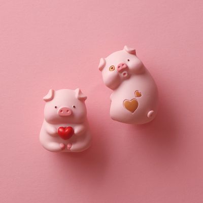 3D Solid Pink Pig Fridge Magnet Cute Cartoon Animal Refrigerator Magnets Decorative Home Decor Photos Wall Magnetic Ornaments