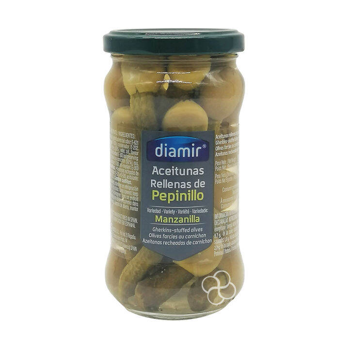 Diamir Stuffed Olives with Gherkins 314mL Lazada PH