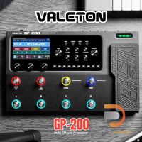Valeton GP200 มัลติเอฟเฟคกีต้าร์ ที่รวบรวม24 บิต 44.1kHz เอฟเฟคคุณภาพสูงกว่า 240 รายการจำลองแอมป์กีต้าร์/เบส