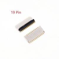 10 Pcs FPC Connector 19 Pin 0.3 mm Pitch 0.9 mm Height Back Flip Type Dual Sided Top and Bottom Right Angle SMT PCB FH35C 19S