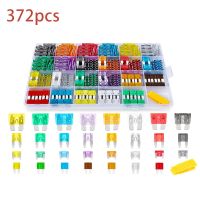 372 PCS Automotive Fuse Combination Kit Standard Mini LP Mini Micro2 Blade Fuse ATO ATC Automotive Truck RV Replacement Fuse Fuses Accessories