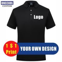 Summer Casual Men And Women Polo Shirt Custom Logo Embroidery Printing Personalized Design Text Photo Brand Tops ONECOOL 2021