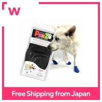 รองเท้าบูทรองเท้าบูทยางของสุนัขสีดำยี่ห้อ PAWZ จาก USA