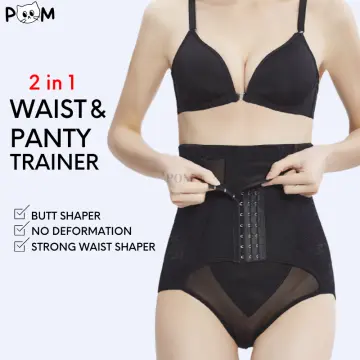 Panty Bodysuit Shapewear with Hooks and Zipper (Black) – Pomp Shapewear