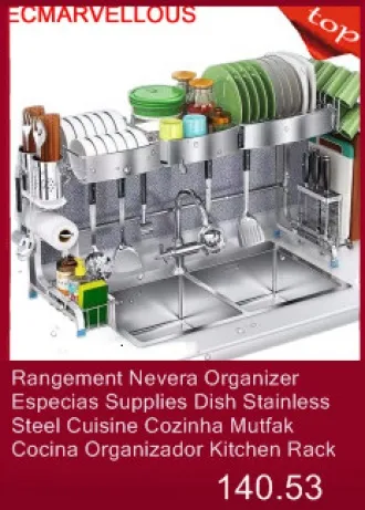 Nevera Dish Cosinha Cosina Accessories Organizadores De Keuken Stainless  Steel Cuisine Mutfak Cocina Organizador Kitchen Rack - AliExpress