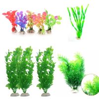 1PCS Artificial Plastic Water Plant Grass Aquarium Decorations Plants Fish Tank Grass Flower Ornament Decor Aquatic Accessories