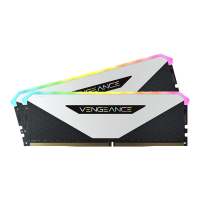 32GB (16GBx2) DDR4 3600MHz RAM (หน่วยความจำ) CORSAIR VENGEANCE RGB RT (WHITE) (CMN32GX4M2Z3600C18W) (