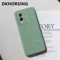 DKHORSING [คลังสินค้าพร้อม] เคสใส่โทรศัพท์สำหรับผิว VIVO Y17S ให้ความรู้สึก Vivo VIVOY17S ซิลิโคน TPU นุ่มๆสีเรียบง่าย