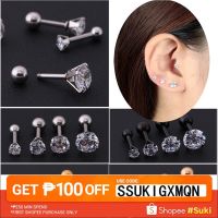 【Dd】กระดูกอ่อน Tragus ต่างหูสำหรับเจาะตุ้มหูสเตนเลส1คู่