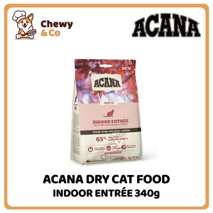 Acana Indoor Entrée Adult Cat Dry Food 340g Lazada PH
