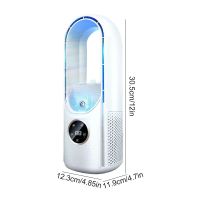 ][[ Portable Air Conditioner Fan Rechargeable Air Cooler Desk Cooling Fan With 6 Speeds Adjustable For Room Office Dorm