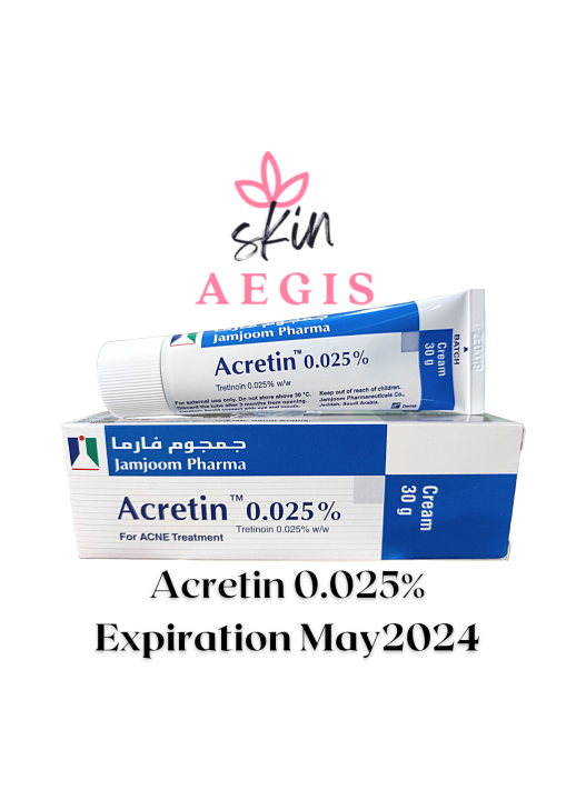 Acretin 0.025 Tretinoin Cream 30G Lazada PH