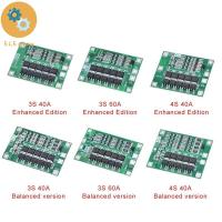 DOUBLEL 60A 11.1โวลต์12.6โวลต์ 18650 BMS 3S 4S สำหรับสว่านมอเตอร์ บาลานซ์ แผงป้องกันแบตเตอรี่ บอร์ดป้องกันแบตเตอรี่ แบตเตอรี่ลิเธียม Li-ion โมดูลชาร์จแบตเตอรี่