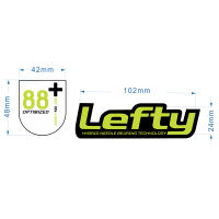 Lefty 88ที่ดีที่สุดจักรยานเสือภูเขาด้านหน้าส้อมสติ๊กเกอร์จักรยานด้านหน้าส้อม D Ecals MTB จักรยานรูปลอก