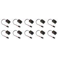 10X Mini Gyro Gyroscope for D12 1/10 RC Car Drift Racing Car Steering Output Integrated Compact Light-Weight Design