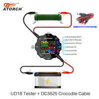 USB Tester Dc ดิจิตอลโวลต์มิเตอร์แอมป์แรงดันมิเตอร์ปัจจุบันแอมมิเตอร์ USB3.0 18 In 1ตรวจจับธนาคารอำนาจชาร์จ DC จระเข้คลิป