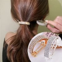Fashion Alloy Barrettes Hair Clip Ponytail Tail Holder Accessories