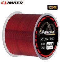 Climber สายตกปลา1ม้วน120ม.,สายดึงแข็งแรงมากทนทานต่อการฉีกขาดสายตกปลาทะเล