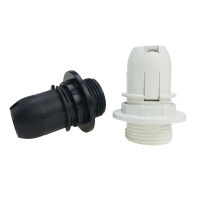 5PCS White Black CE 2A Half Tooth Screw E14 Lamp Holder Energy Save Chandelier Led Bulb Head Socket Fitting Vintage Light Base